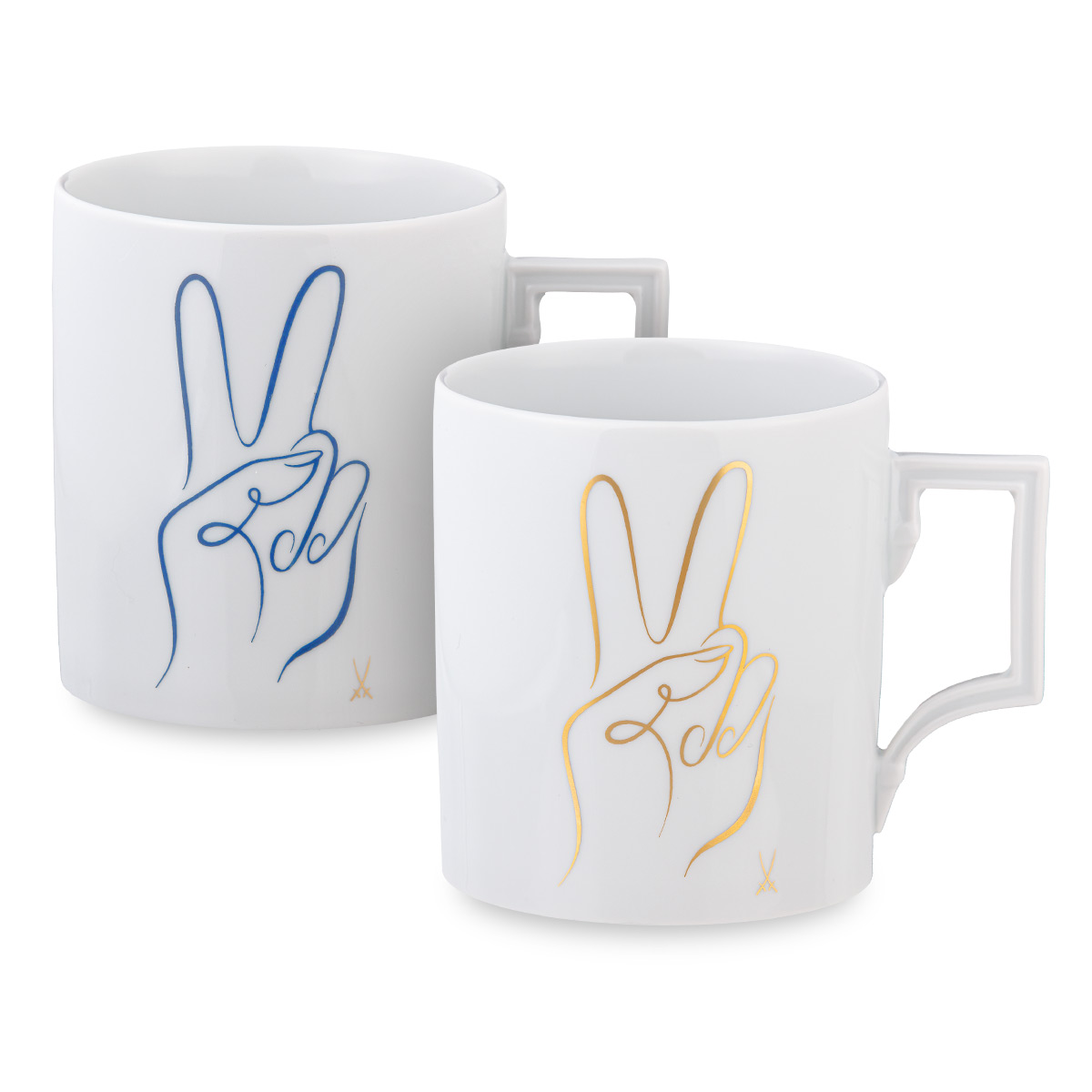 Die Meissen Mugs in der neuen Peace Collection: Peace Hand