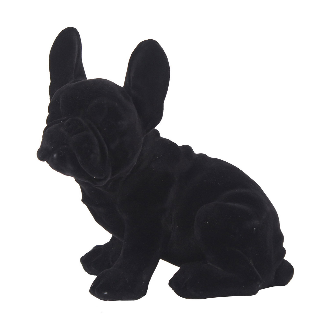Dog sitting 24,5 cm black, Bulldogge, Hund, Französische Bulldogge, Haustier
