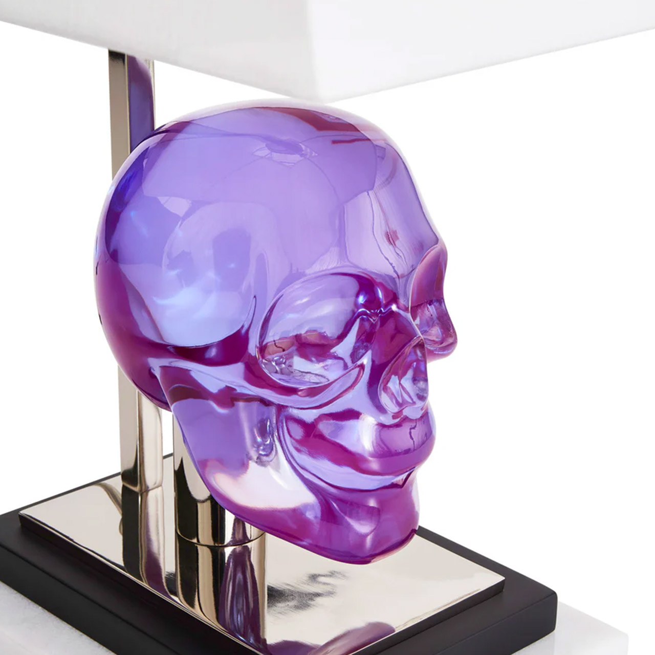 Table lamp purple