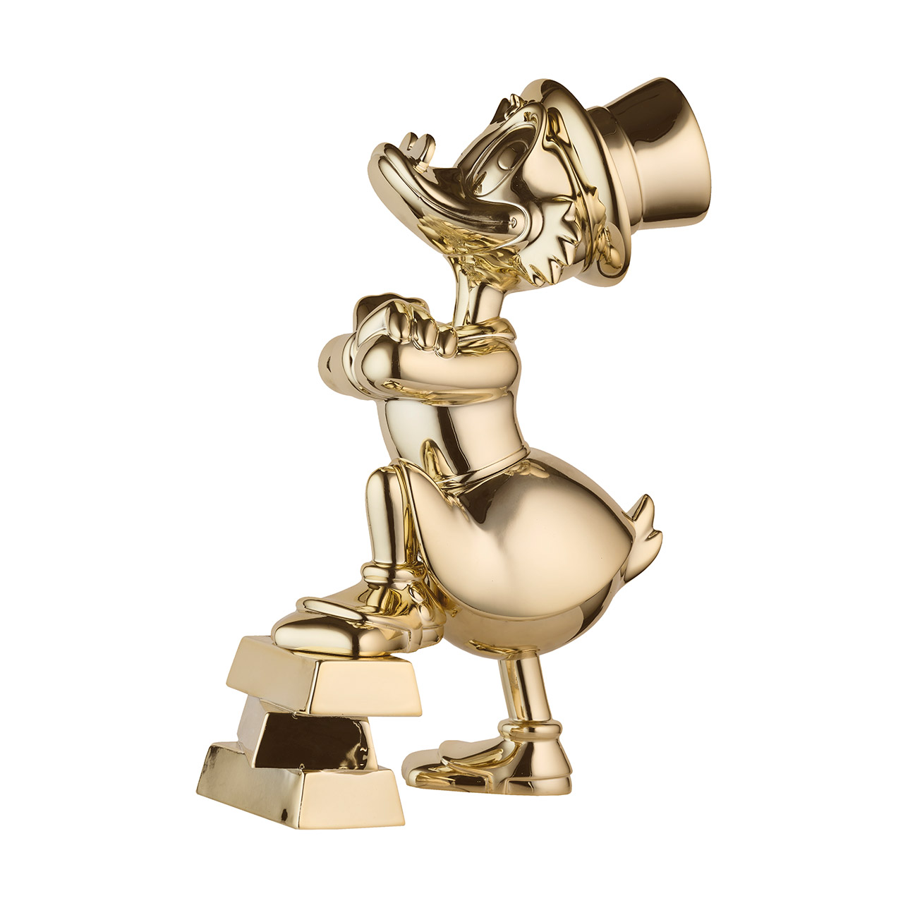 Uncle Scrooge gold, Bronze, Sinken, Waschbeckenhahn, Rauchrohr