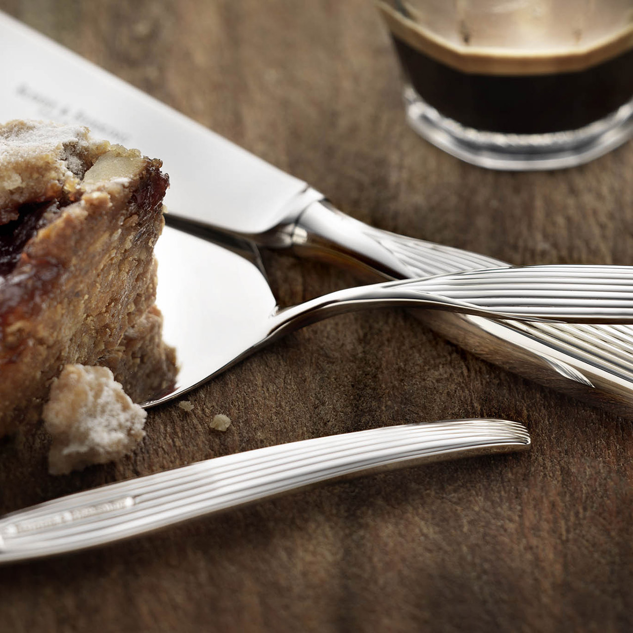 Tart Server, Besteck, Gabel, Löffel