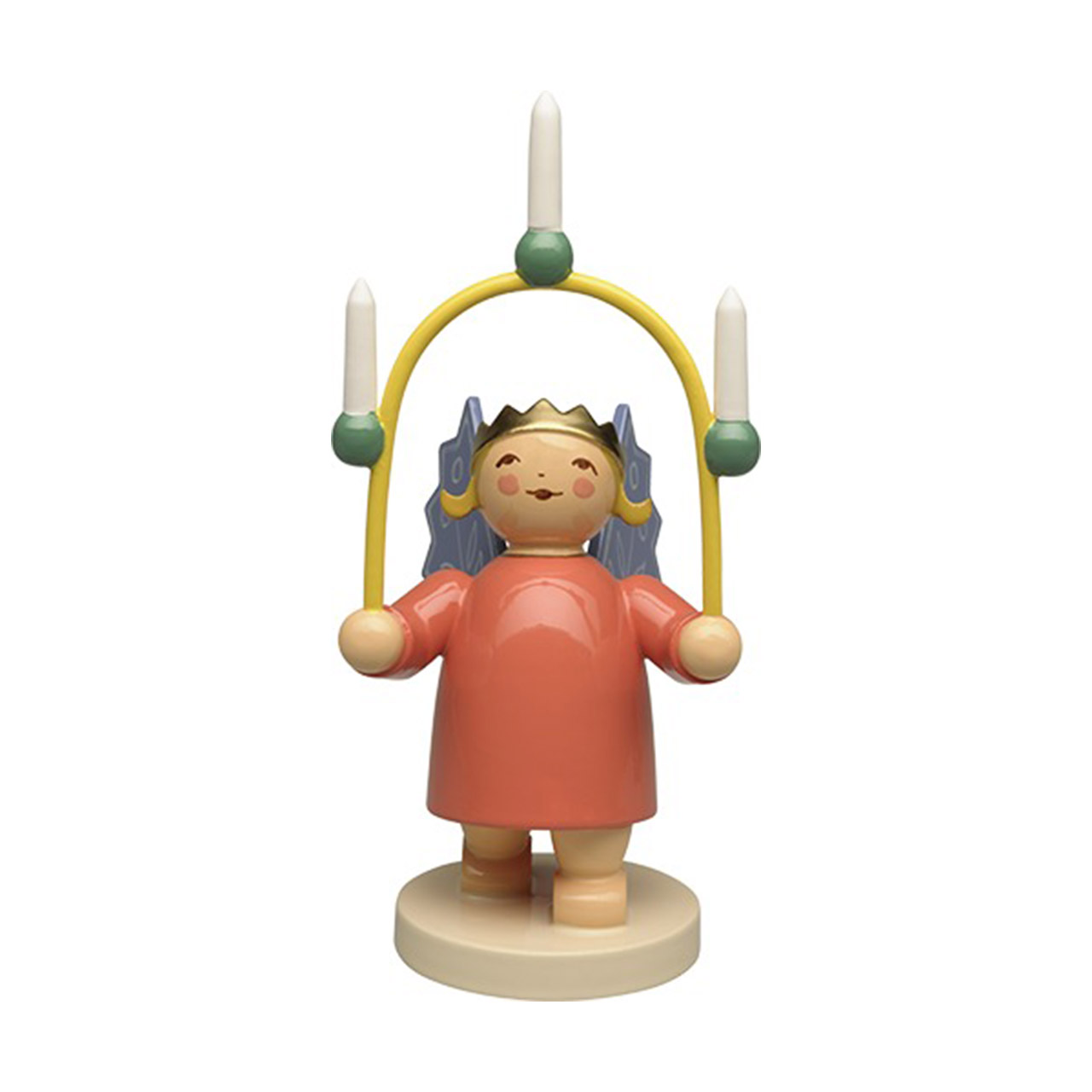 Crown angel with candle arch and candles, Spielzeug, Figur, Person