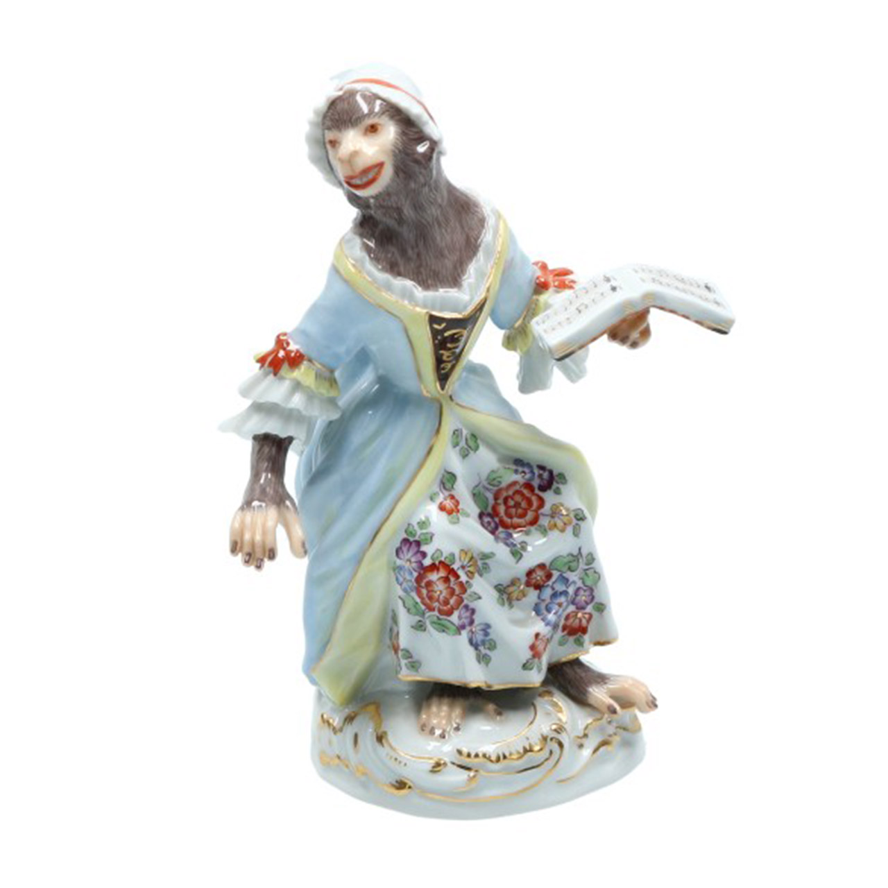 Songstress Monkey Orchestra 12.5 cm, Figur, Porzellan, Erwachsener, Person, Frau