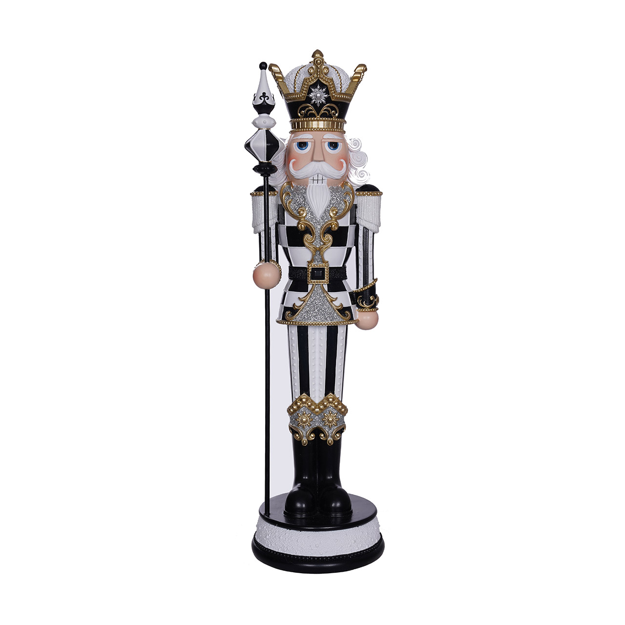 Nutcracker 50 cm black/white, Nussknacker, Person