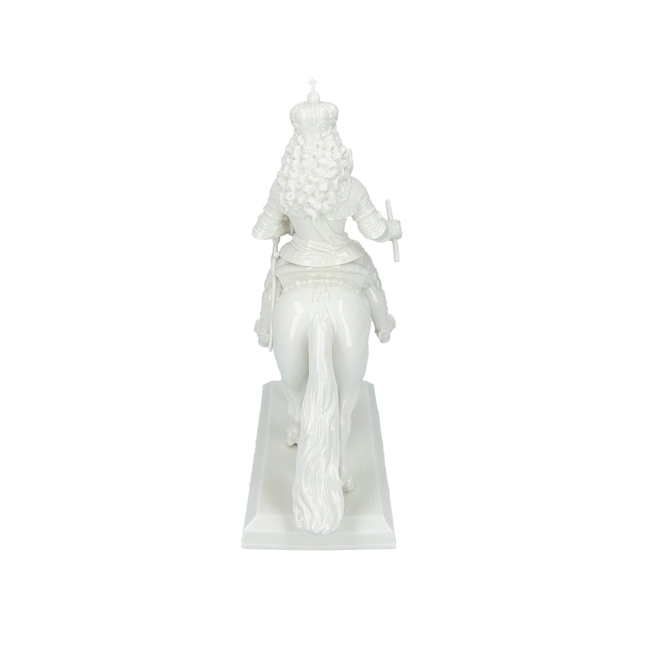 Jan Wellem large ivory, Figur, Person, Kunst, Porzellan, Töpferei