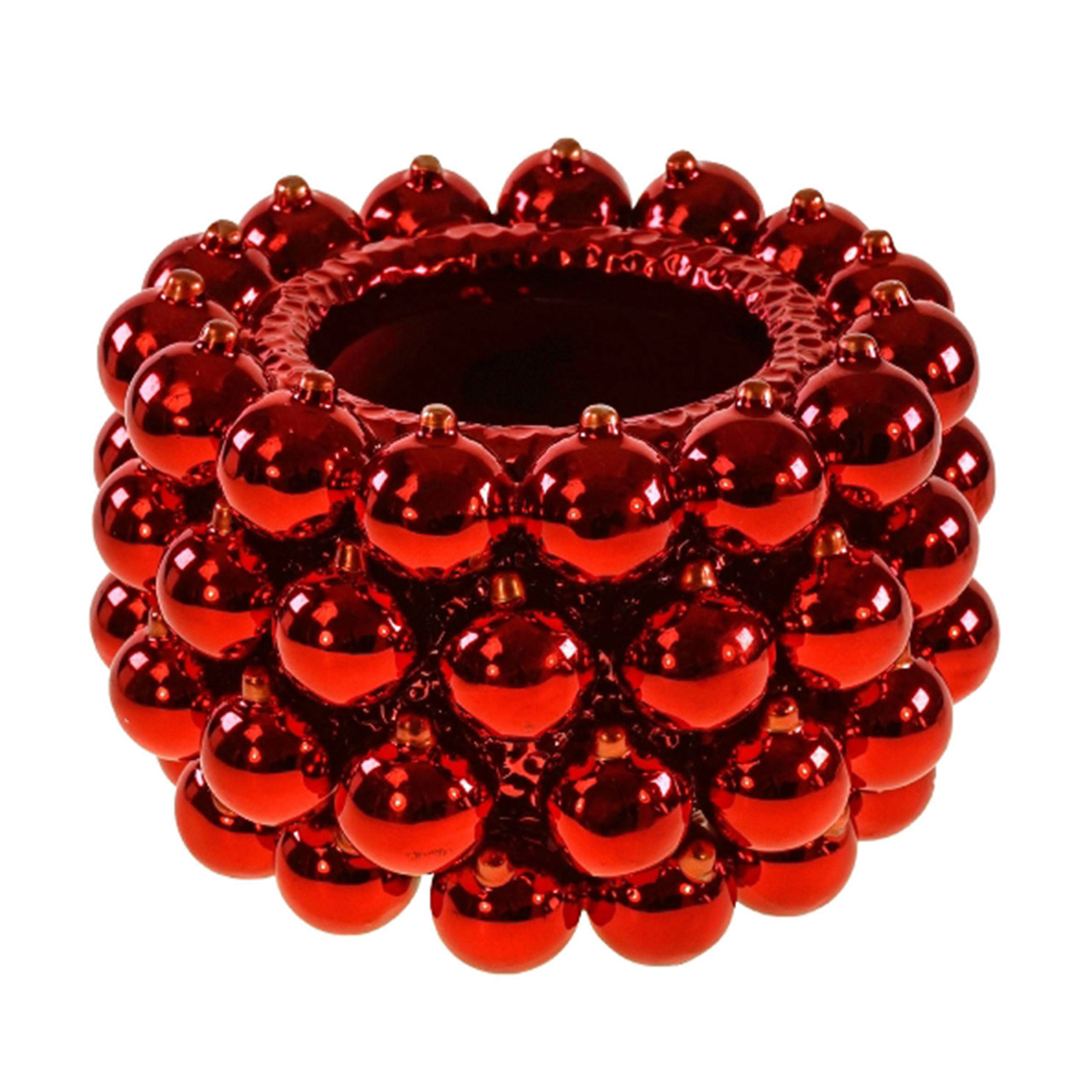Flower Pot 18 cm Red, Zubehor, Schmuck, Kronleuchter, Lampe