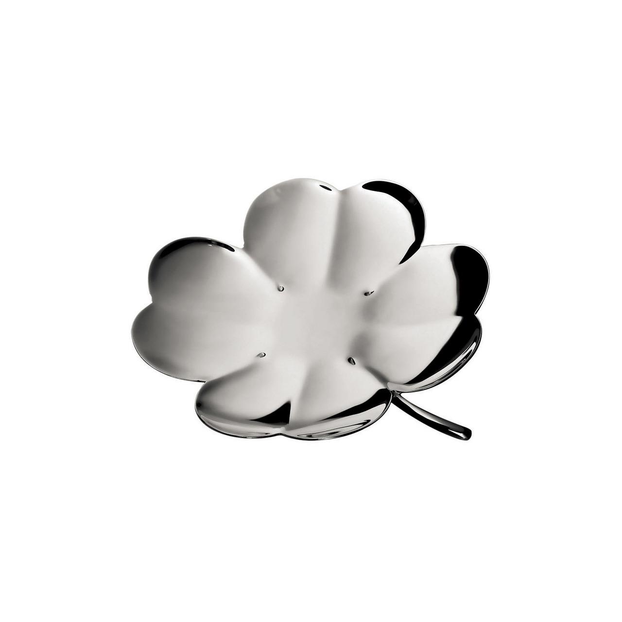Bowl 11 cm Shamrock silver plated, Zubehor, Schmuck, Brosche