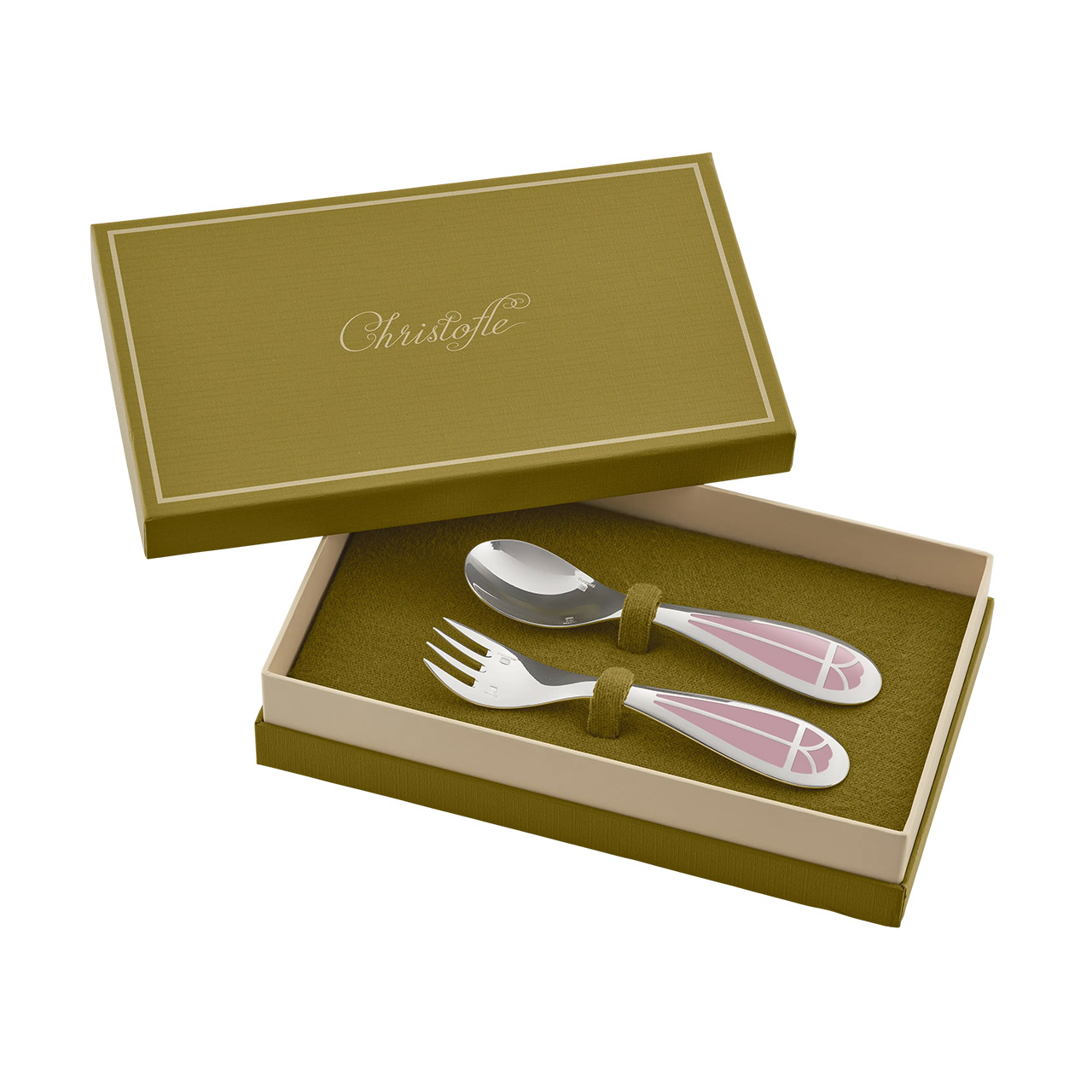 Children Cutlery set rose quartz 2 pcs.