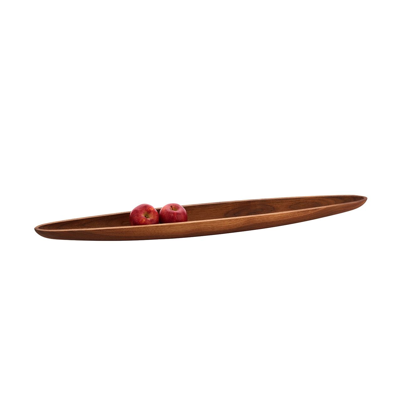 Tray 90x12x5.2 cm solid walnut, Besteck