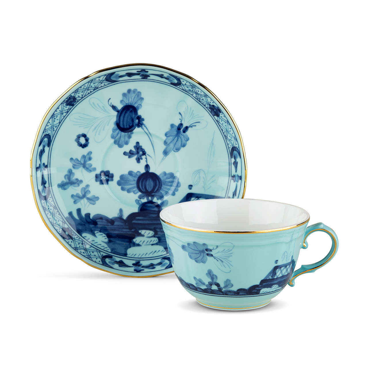 Teacup 0,22 l iris, Kunst, Porzellan, Töpferei, Untertasse, Tasse