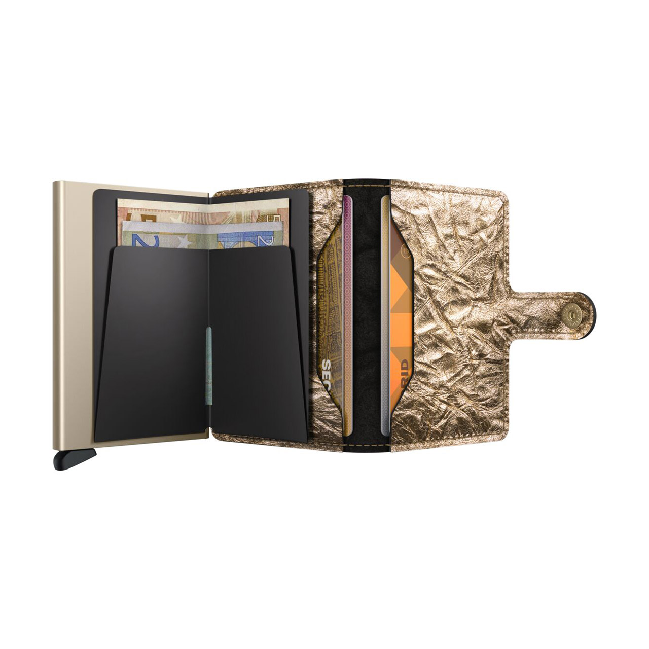 Miniwallet Crunch gold, Zubehor