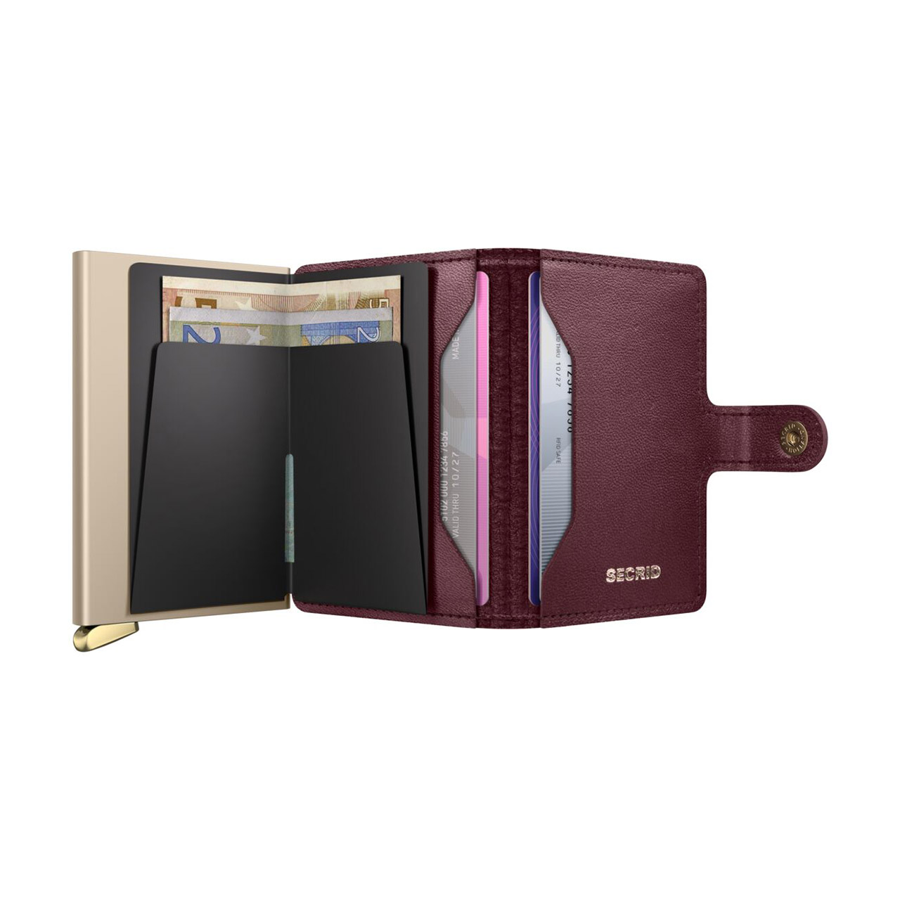 Miniwallet Emboss Diamond Bordeux, Zubehor