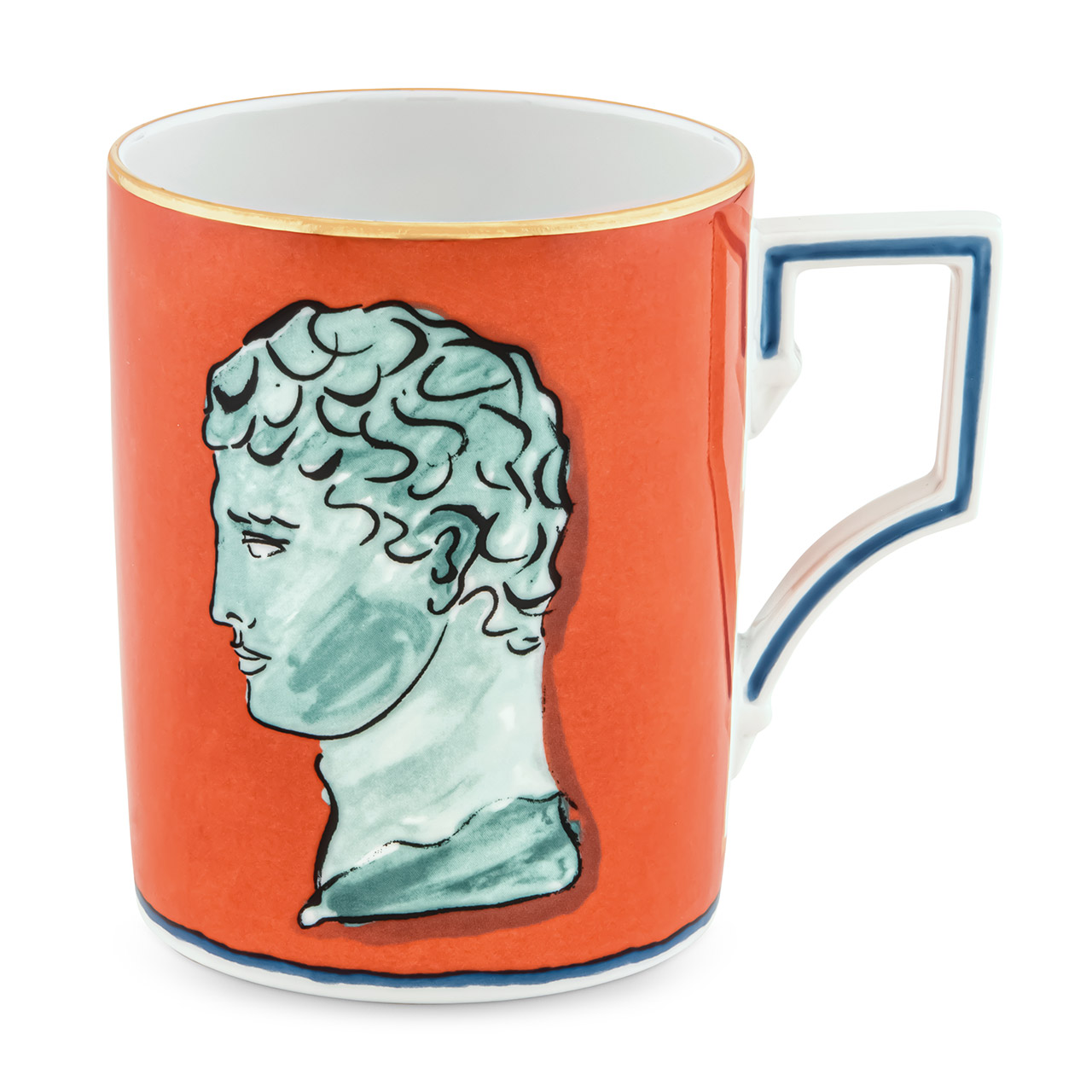 Mug 0.40 l red coral, Pokal, Person