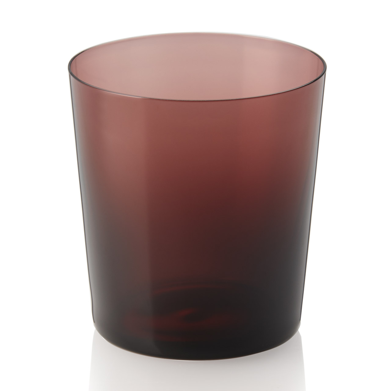 Glass 0,50 l burgundy, Zylinder, Glas, Einmachglas, Töpferei, Tasse