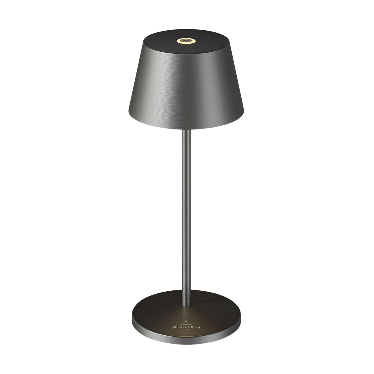 Table lamp LED 20 cm dimmable graphite, Lampe, Lampenschirm, Tischlampe