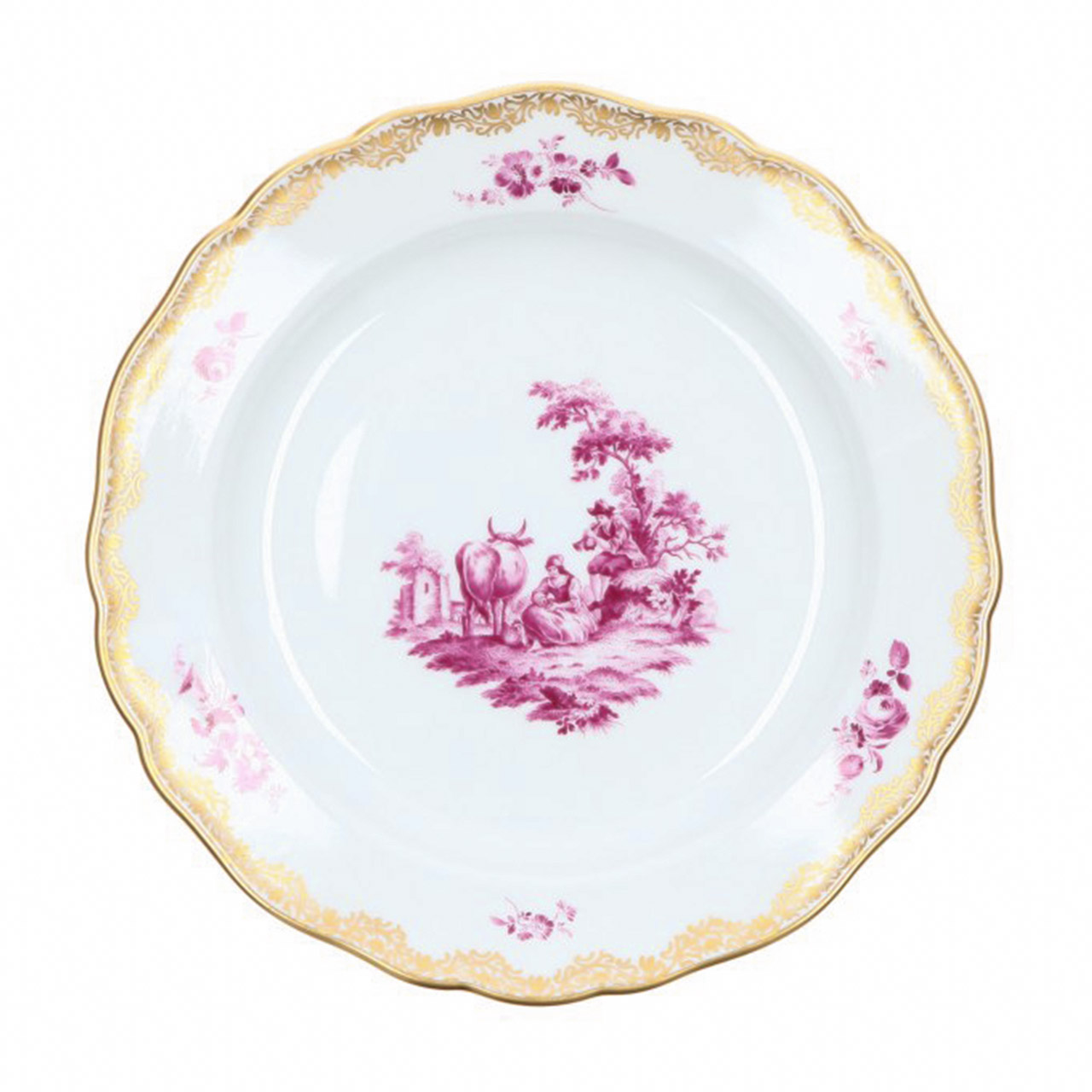 Coffee service for 6 people 22 pieces, Kunst, Porzellan, Töpferei, Teller, Mahlzeit