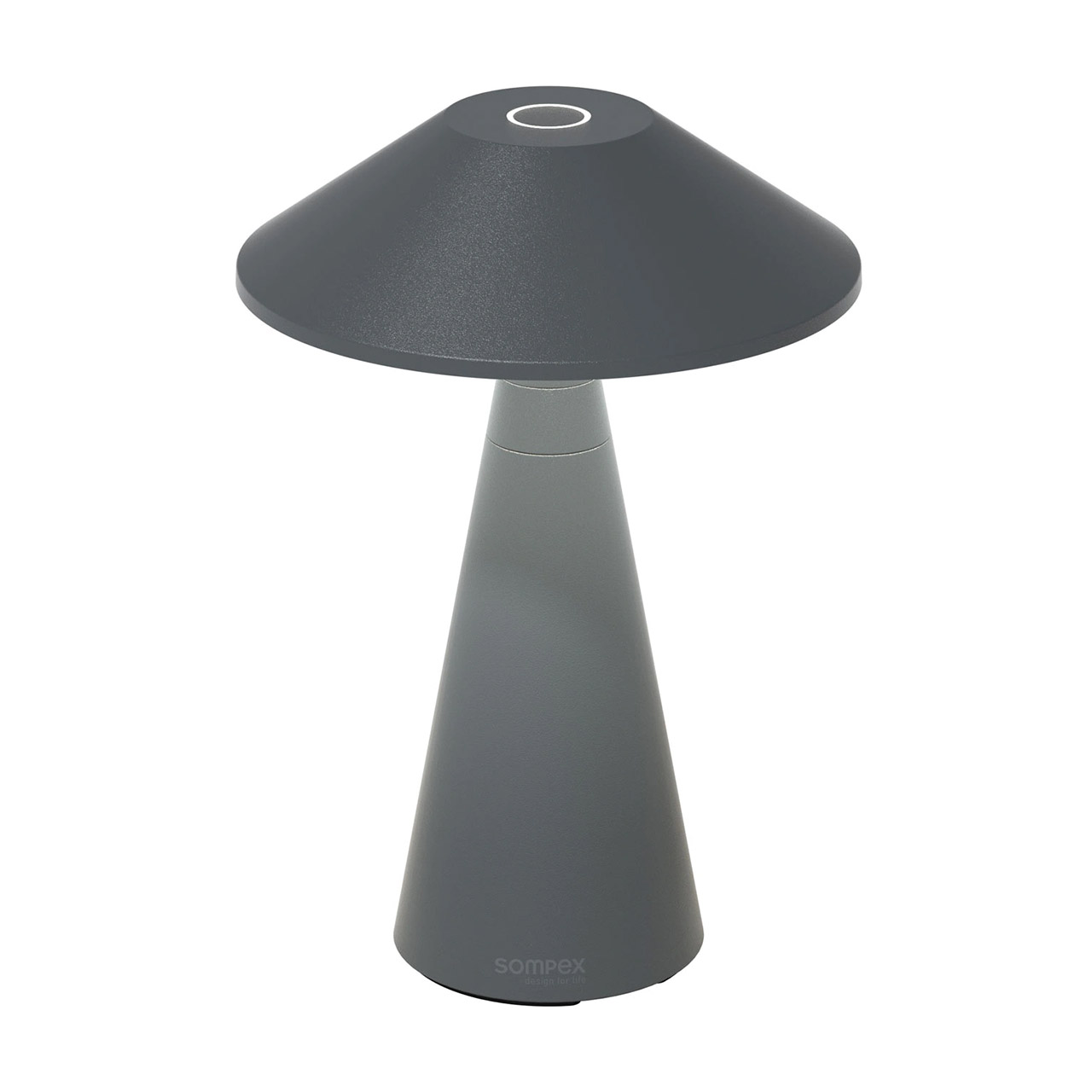Table lamp LED 30.5 cm dimmable anthracite, Lampe, Tischlampe, Lampenschirm