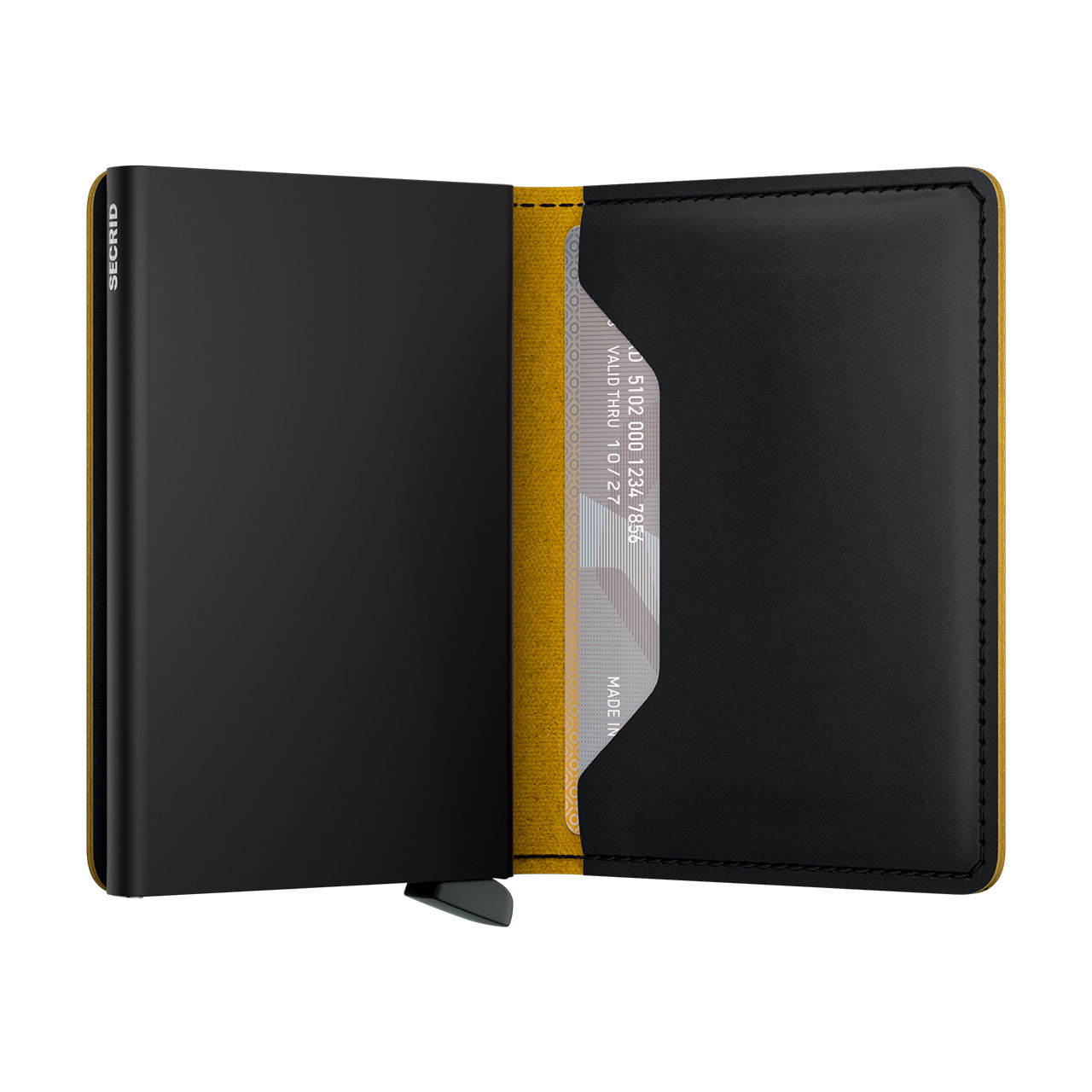 Slimwallet Matte Black & Ochre, Zubehor