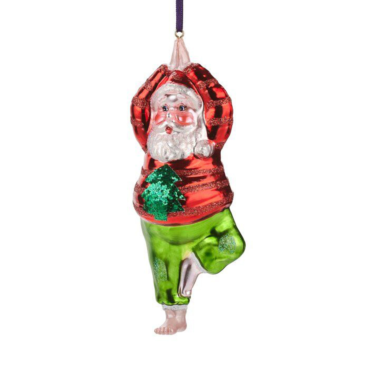 Christmas tree decoration Yoga Santa Tree pose, Puppe, Spielzeug