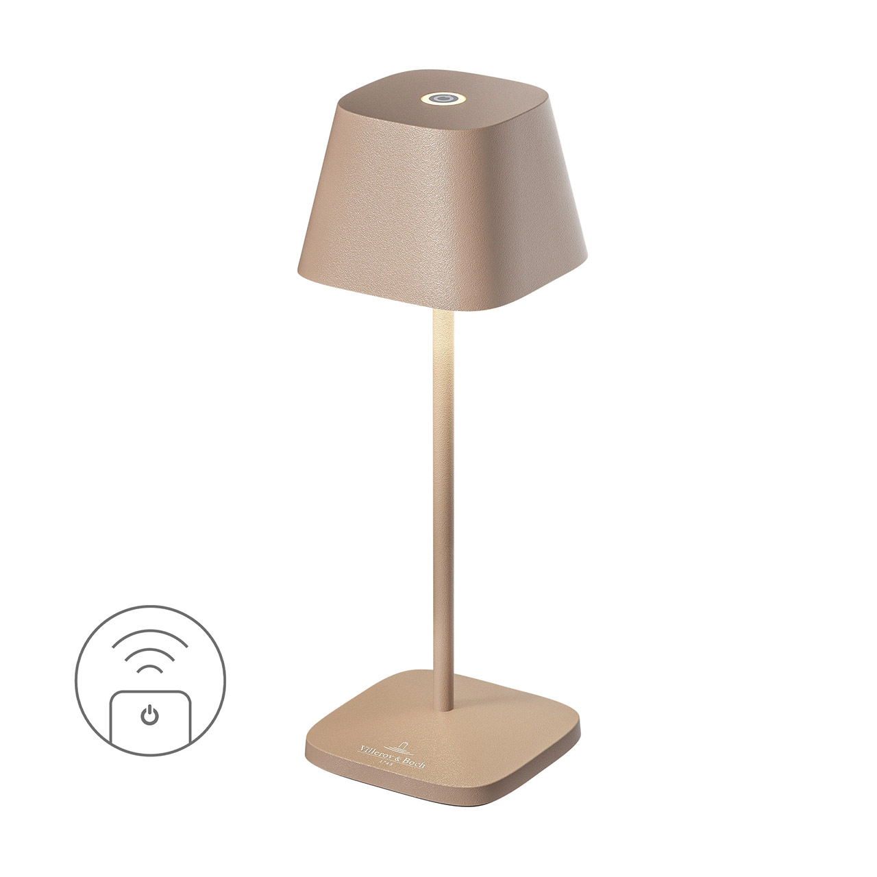 Table lamp LED 20 cm dimmable gold, Lampe, Lampenschirm, Tischlampe