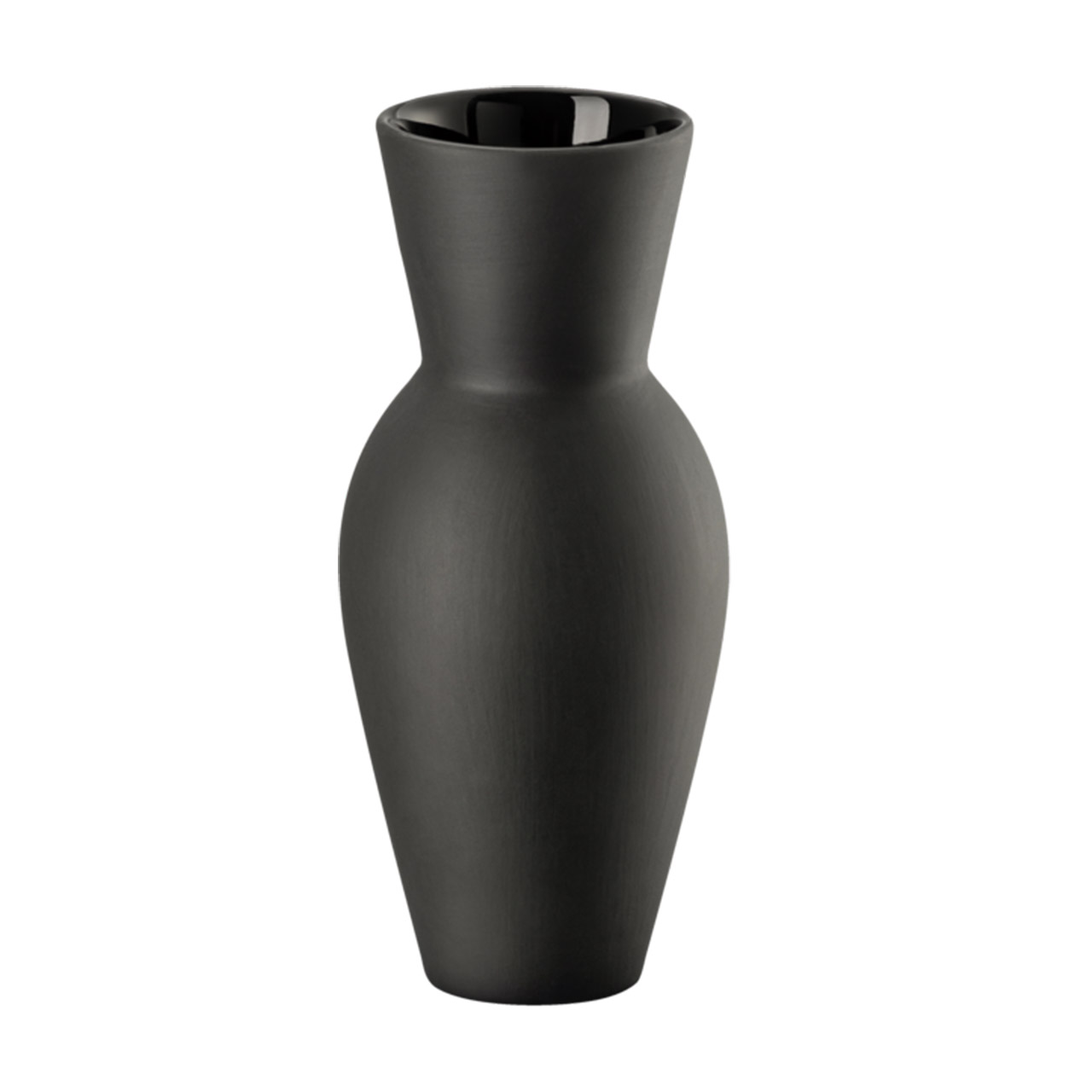 Vase 13 cm black, Krug, Töpferei, Vase