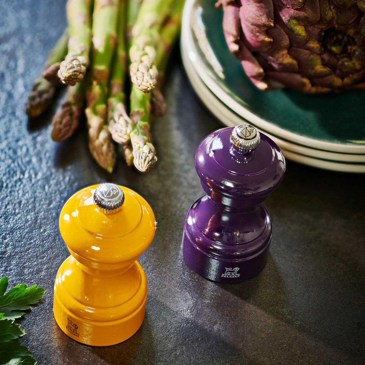 Pepper Mill 10 cm aubergine, Essen, Produzieren