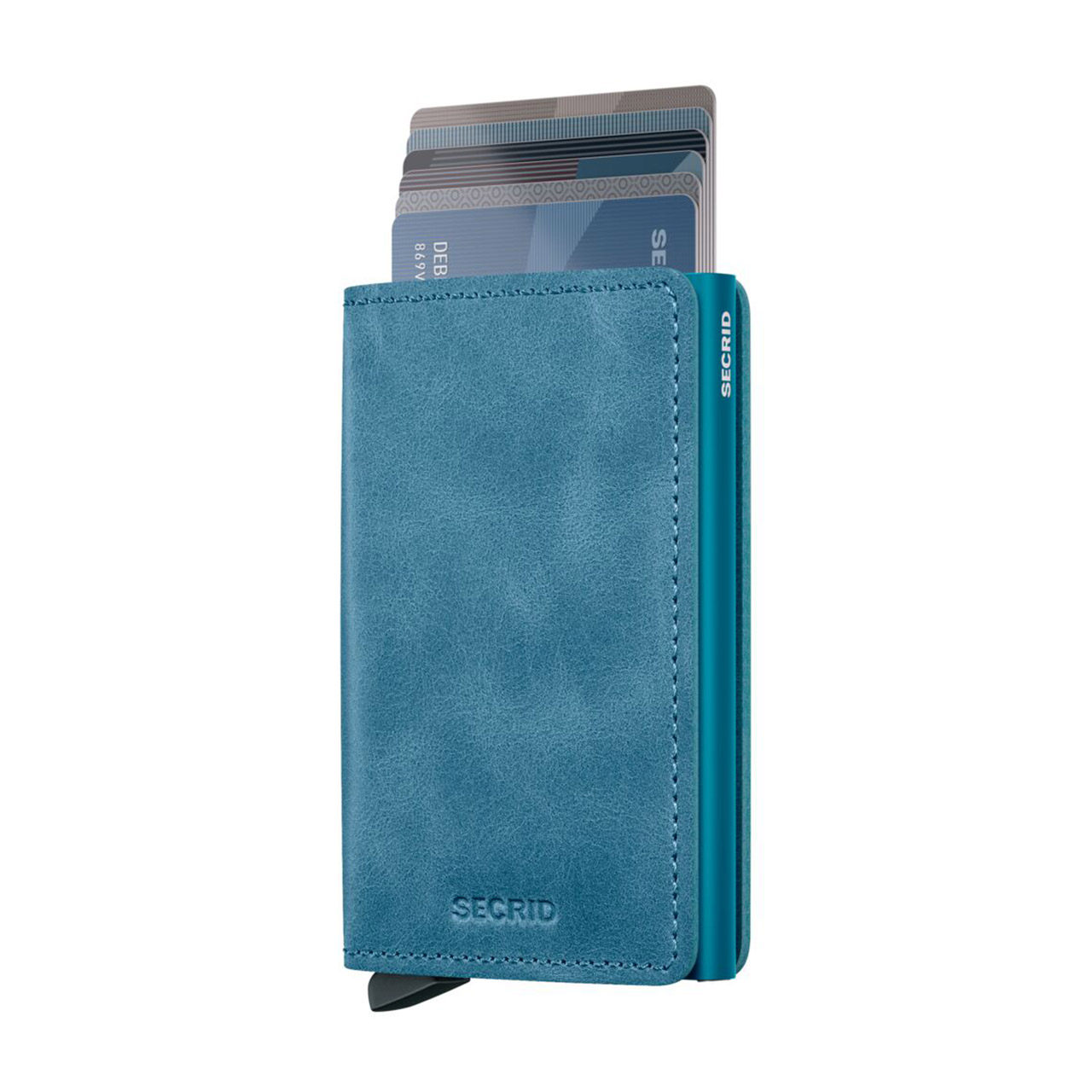 Slimwallet Vintage teal, Zubehor, Geldbörse