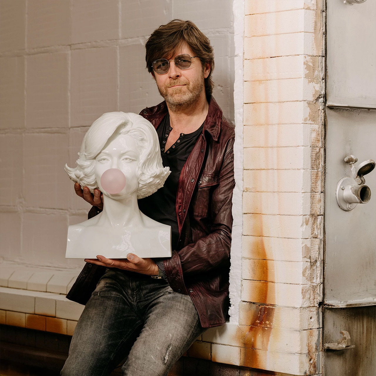 Mug Audrey blue 0.50 l, Mantel, Erwachsener, Männlich, Mann, Person