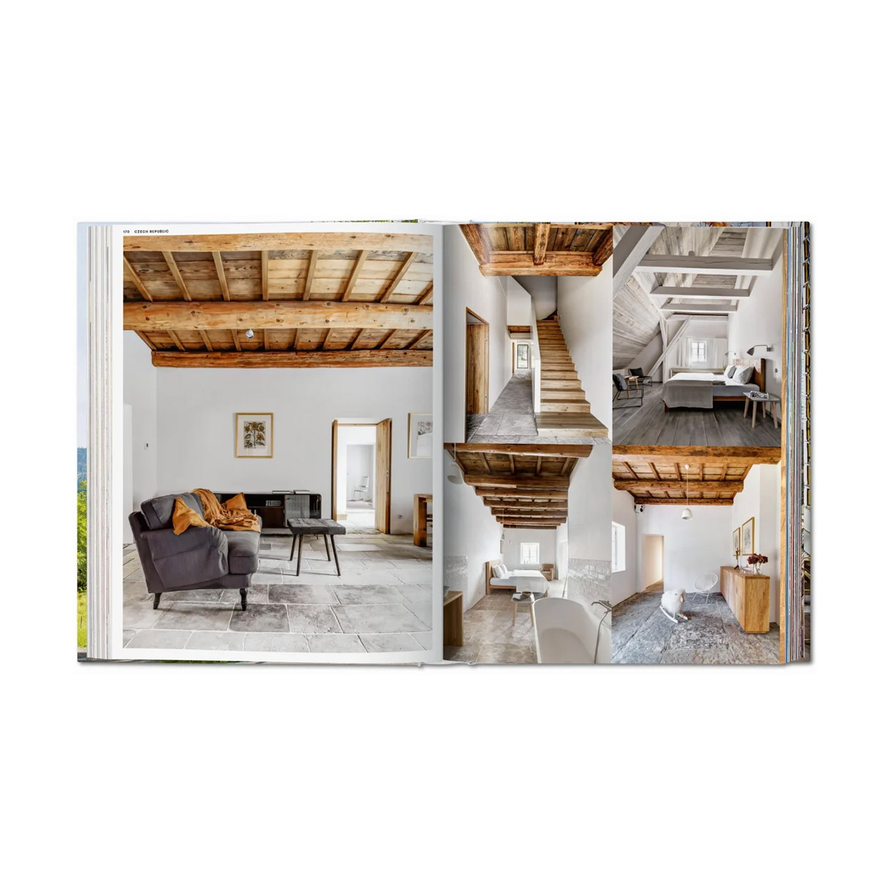Great Escapes Europe The Hotel Book, Drinnen, Innenarchitektur, Treppe, Wohnzimmer, Holz