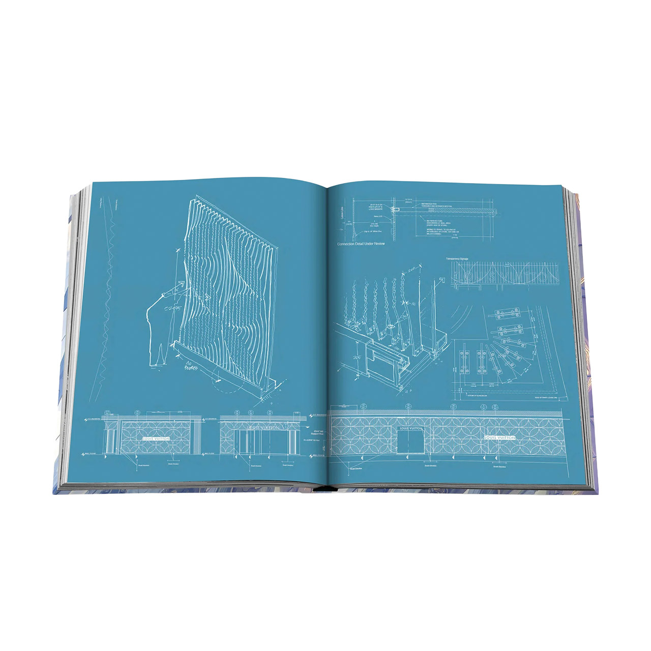 Picture Book Louis Vuitton Skin: Architecture of Luxury (Singapore Edition), Buch, Veröffentlichung, Diagramm