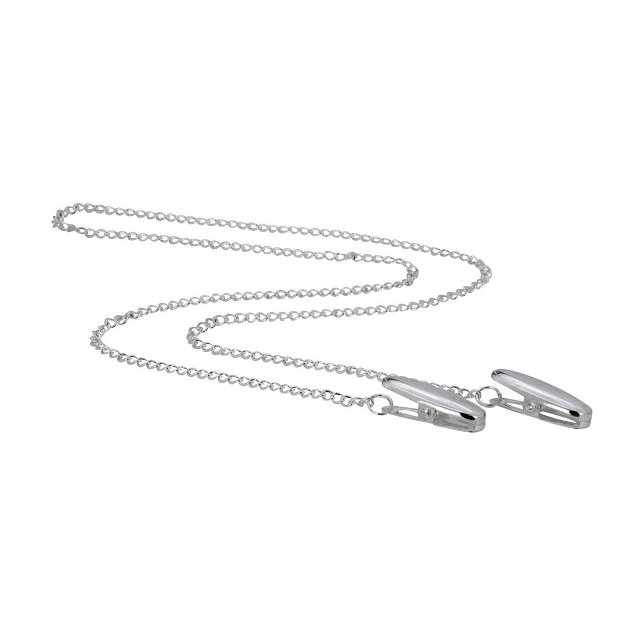 Napkin chain with clips 60 cm silver-plated, Zubehor, Schmuck, Halskette