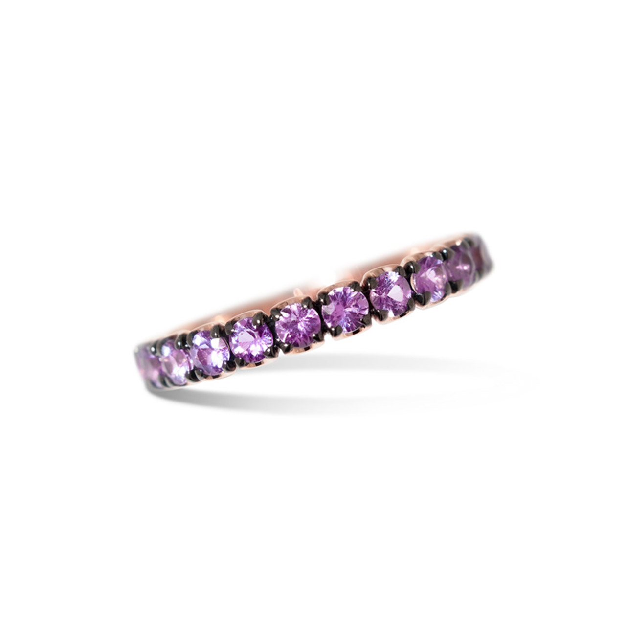 Ring rose gold 750 lilac sapphires 0.94 ct W53, Zubehor, Schmuck, Edelstein, Ornament, Amethyst