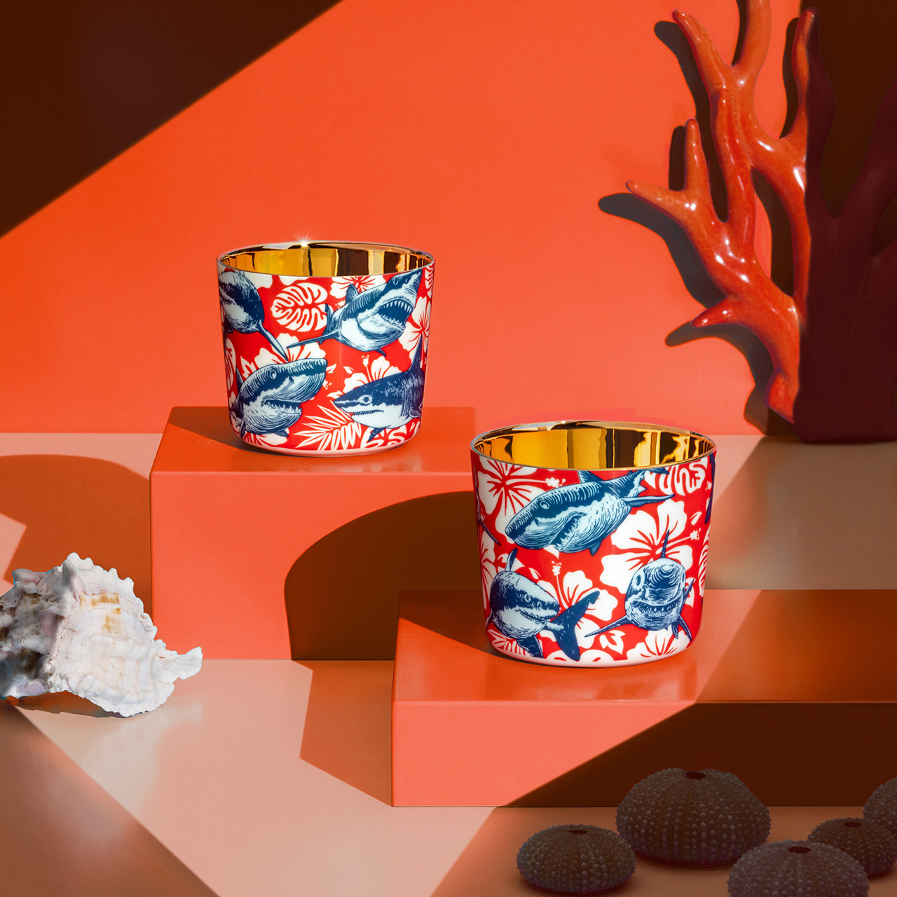 Champagne goblet Beautiful Creatures The Sharks, Porzellan, Töpferei, Tasse, Kochgeschirr, Topf