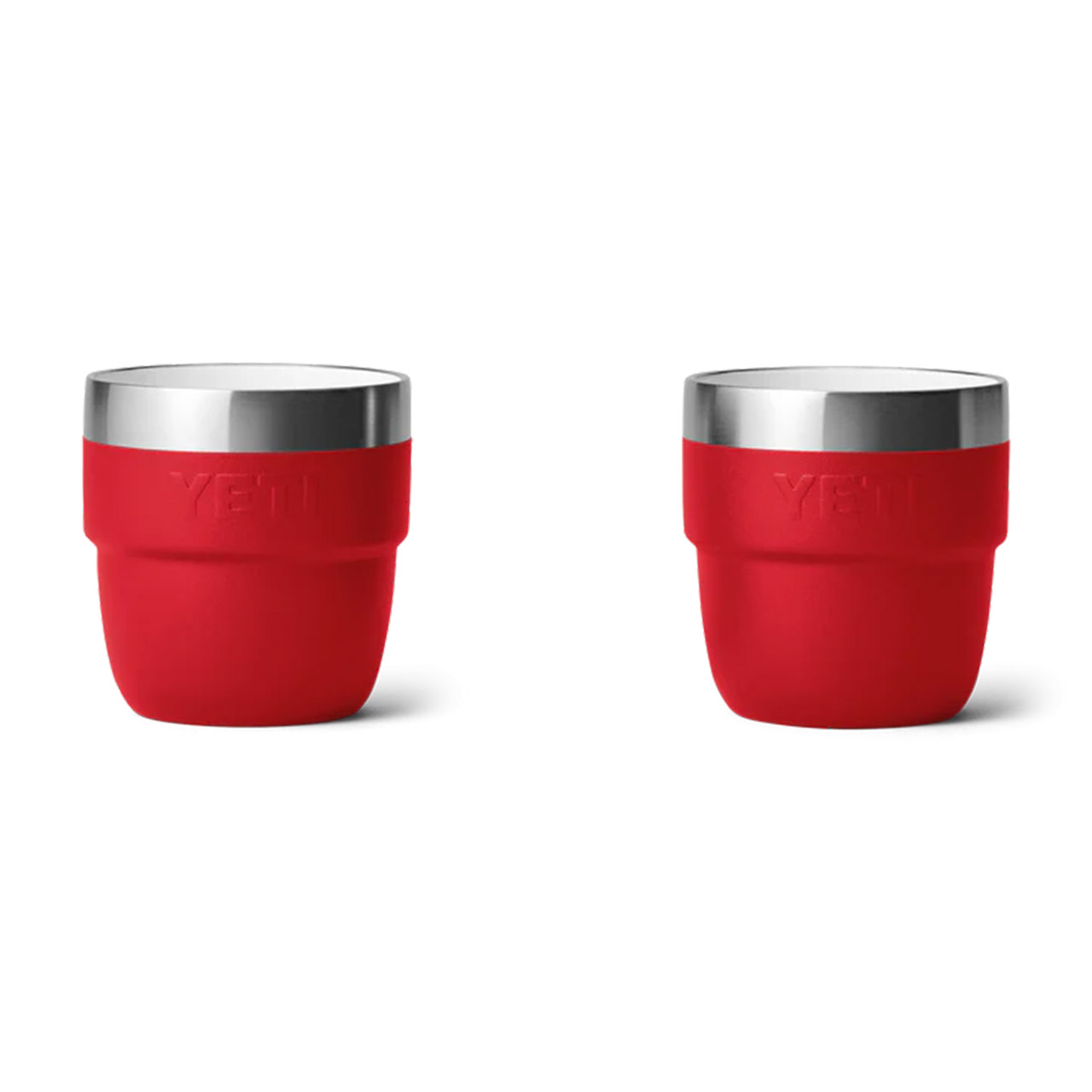 Stackable cups 0.12 l  rescue red 2 pieces 