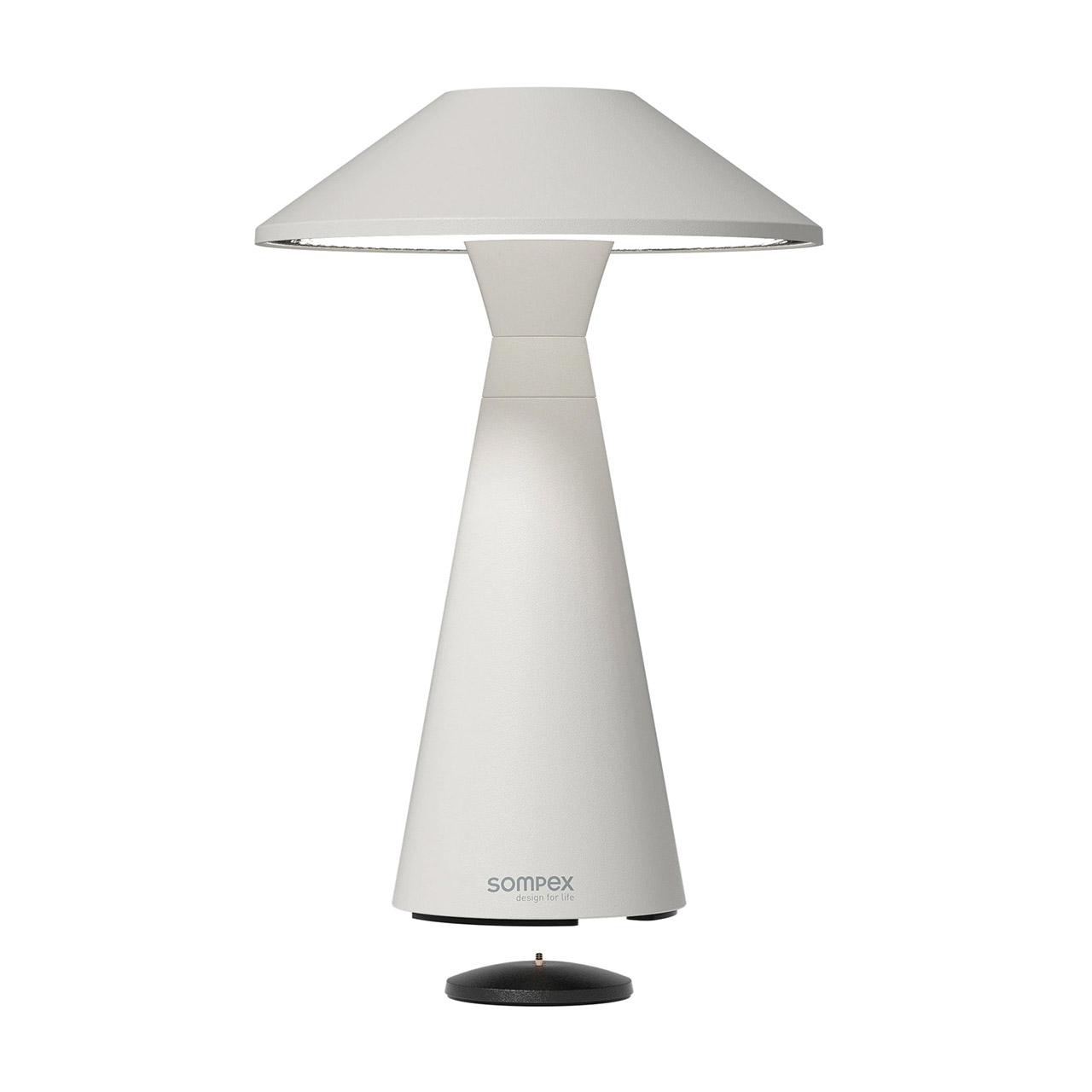 Table lamp LEED 30.5 cm dimmable white, Lampe, Tischlampe, Lampenschirm