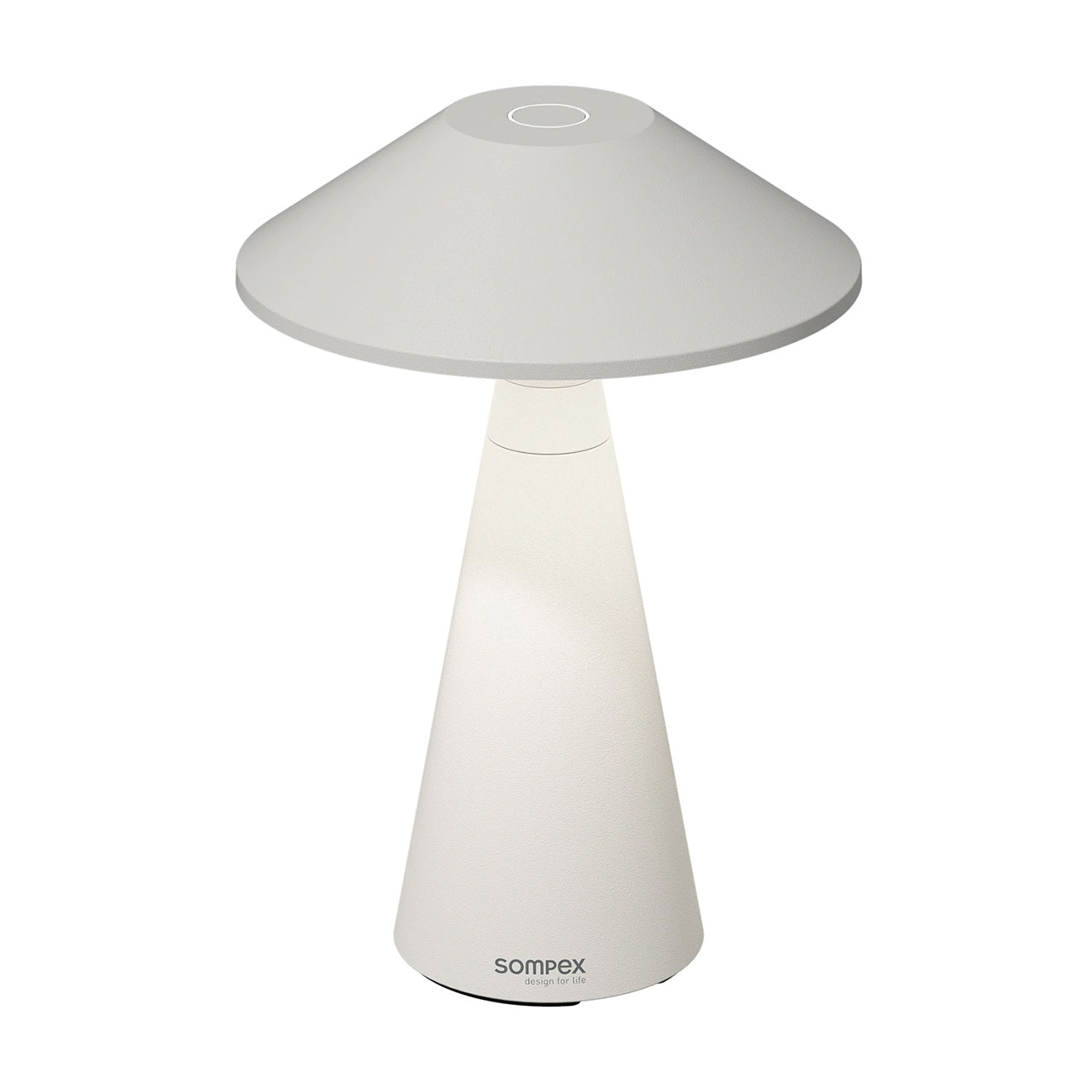 Table lamp LEED 30.5 cm dimmable white, Lampe, Tischlampe, Lampenschirm