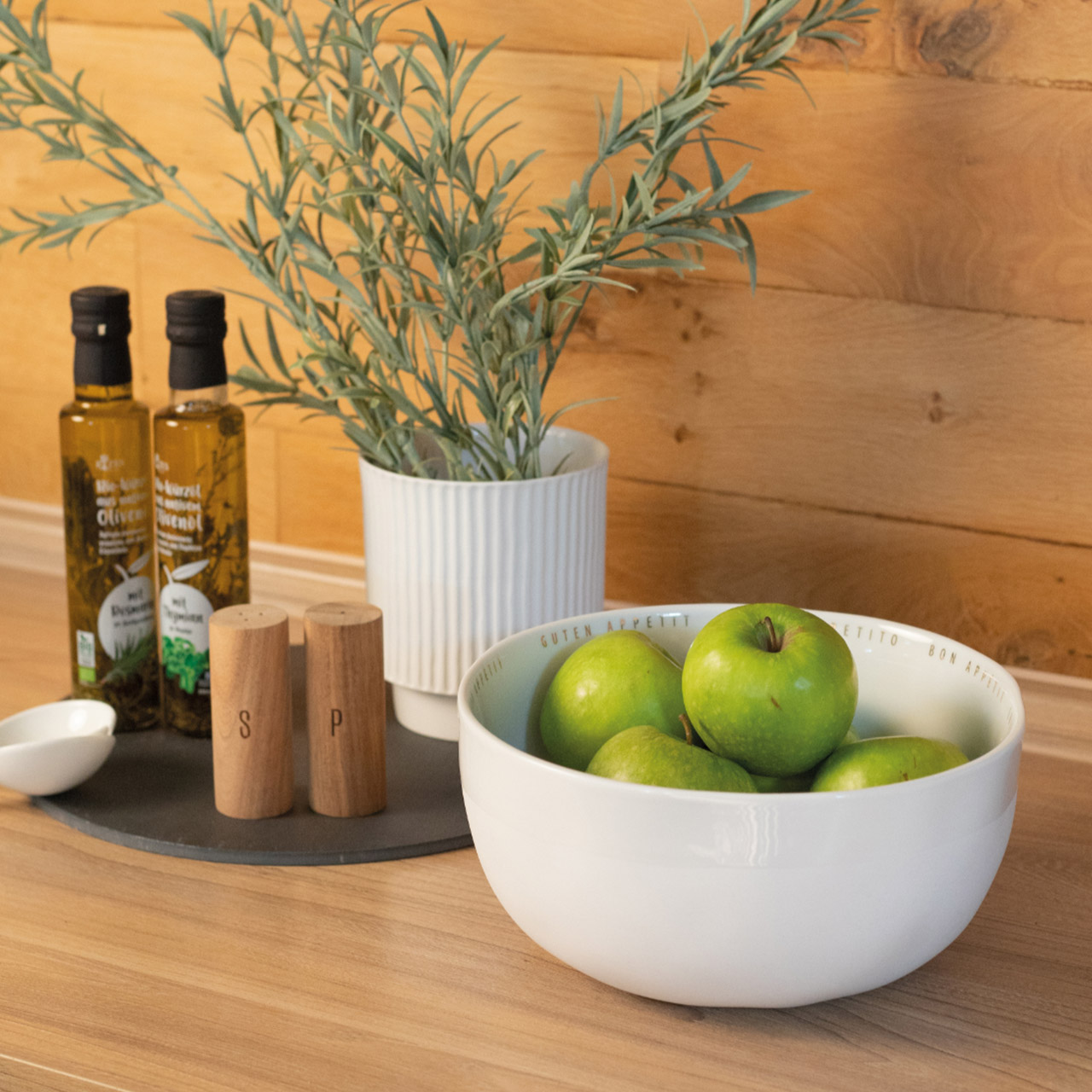 Bowö Guten Appetit 25 cm, Pflanze, Apfel, Obst, Produzieren, Schüssel