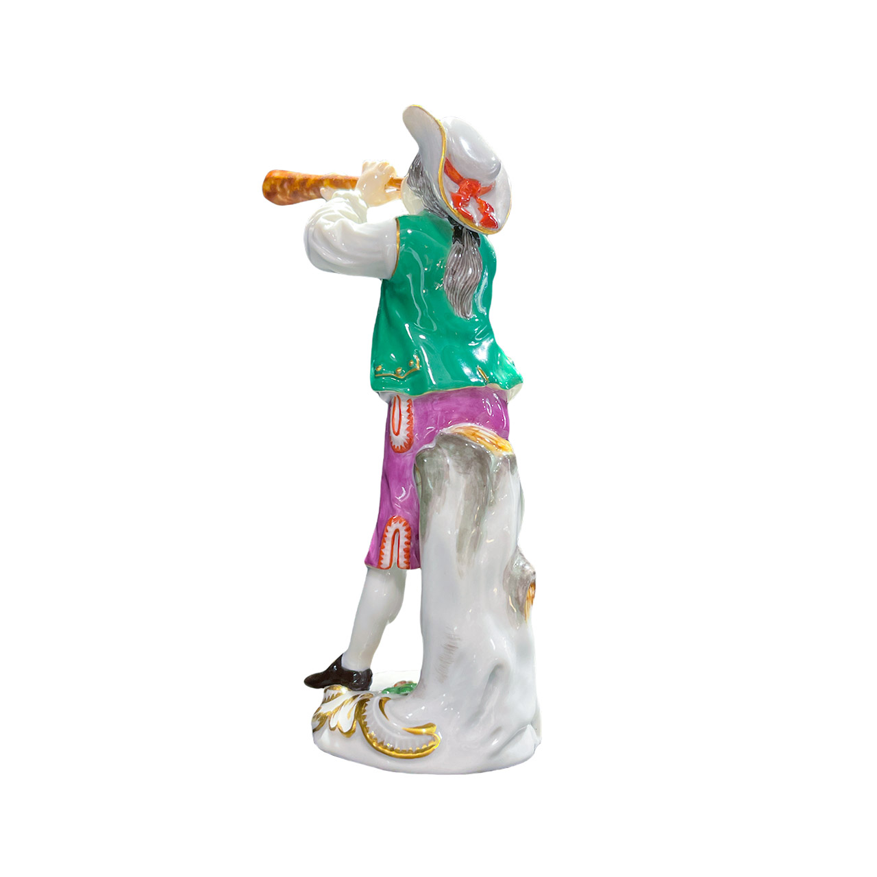 Farmer with oboe, Figur, Kunst, Porzellan, Töpferei, Person