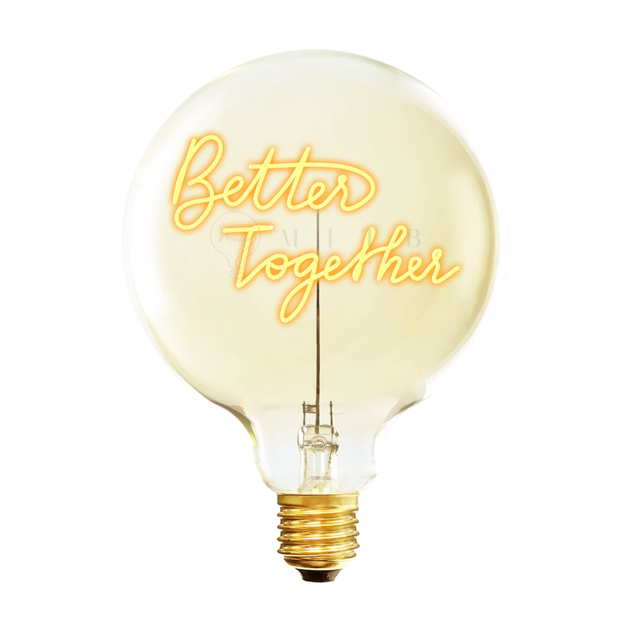 Decorative Bulb BETTER TOGETHER, Licht, Glühbirne