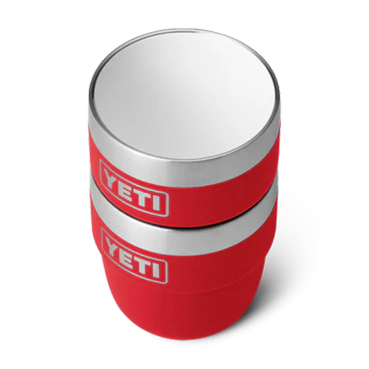 Stackable cups 0.12 l  rescue red 2 pieces 
