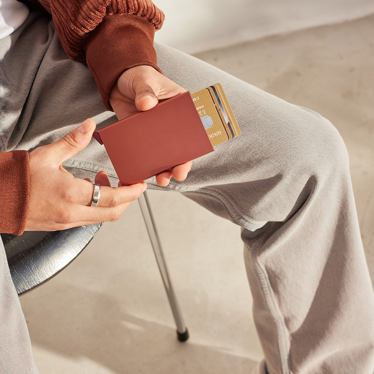 Cardprotector rose, Zubehor, Geldbörse, Kleidung, Hosen