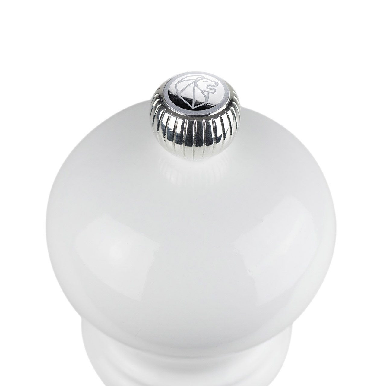 Salt mill 30 cm white lacquered, Licht