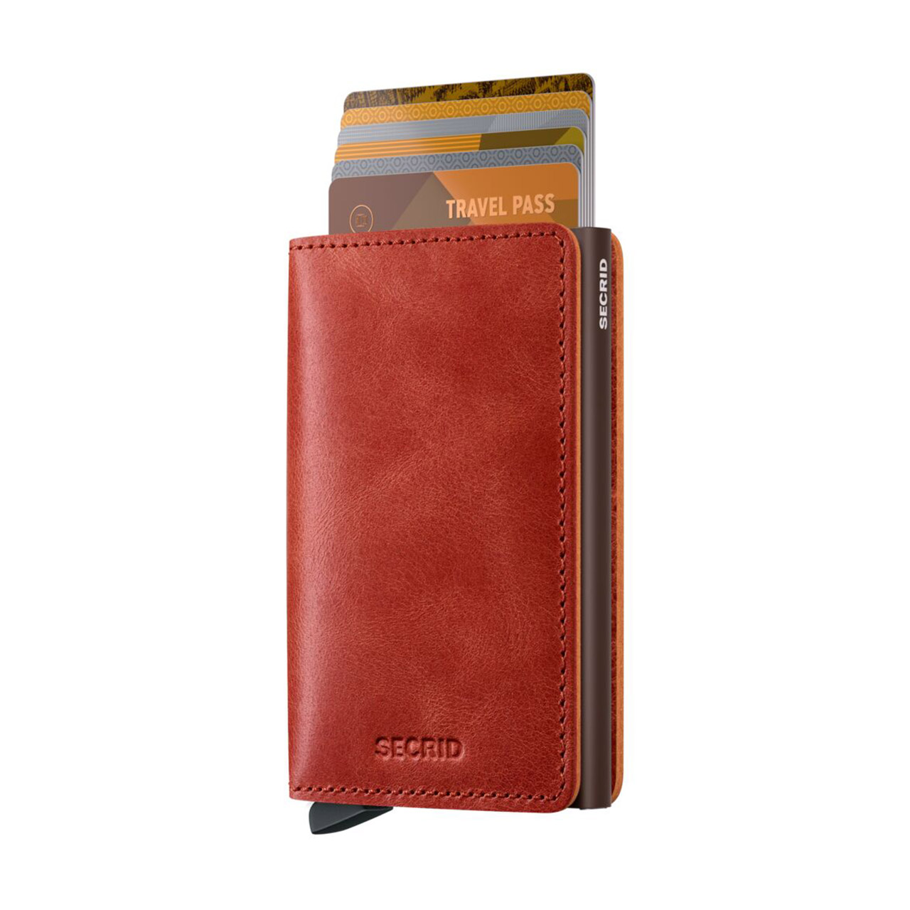 Slimwallet vintage orange, Zubehor, Geldbörse