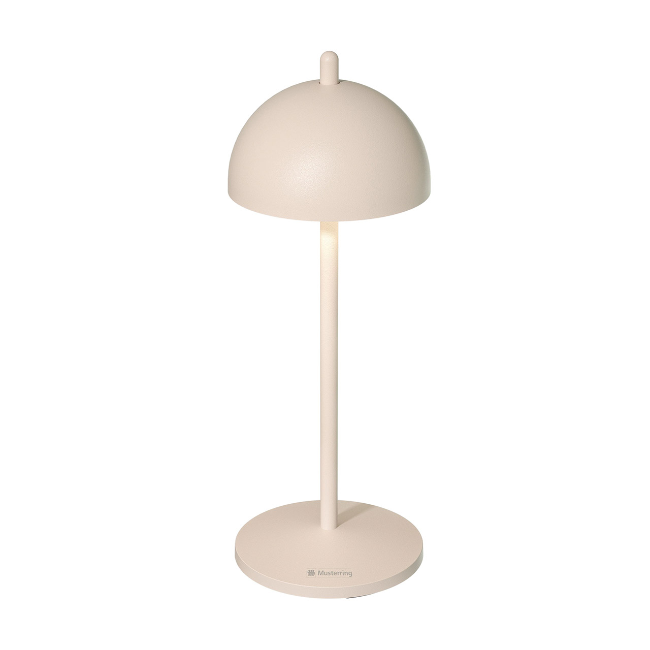 Table lamp LED 30 cm dimmable sand, Lampe, Tischlampe, Lampenschirm