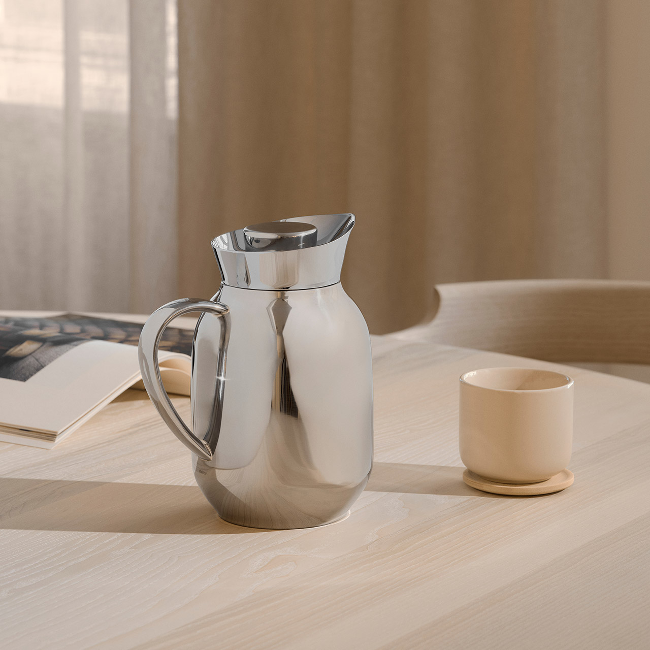 Vacuum jug 1.20 l steel, Kanne, Wasserkrug