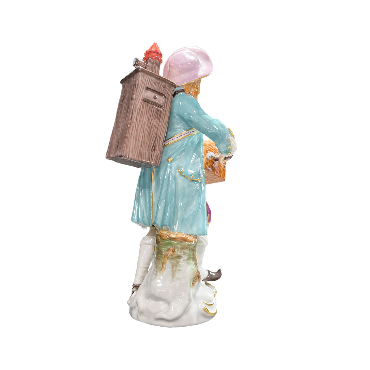 Man w. organ grinder, Figur, Erwachsener, Weiblich, Person, Frau