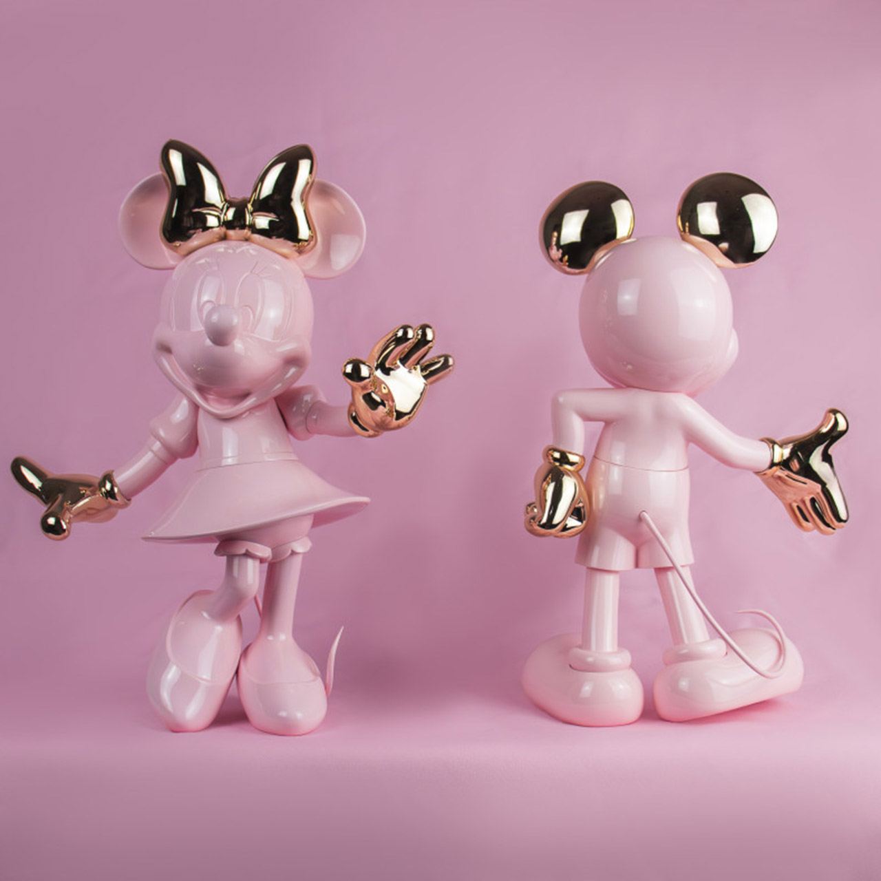 Minnie Welcome 31 cm rose/gold, Figur, Spielzeug