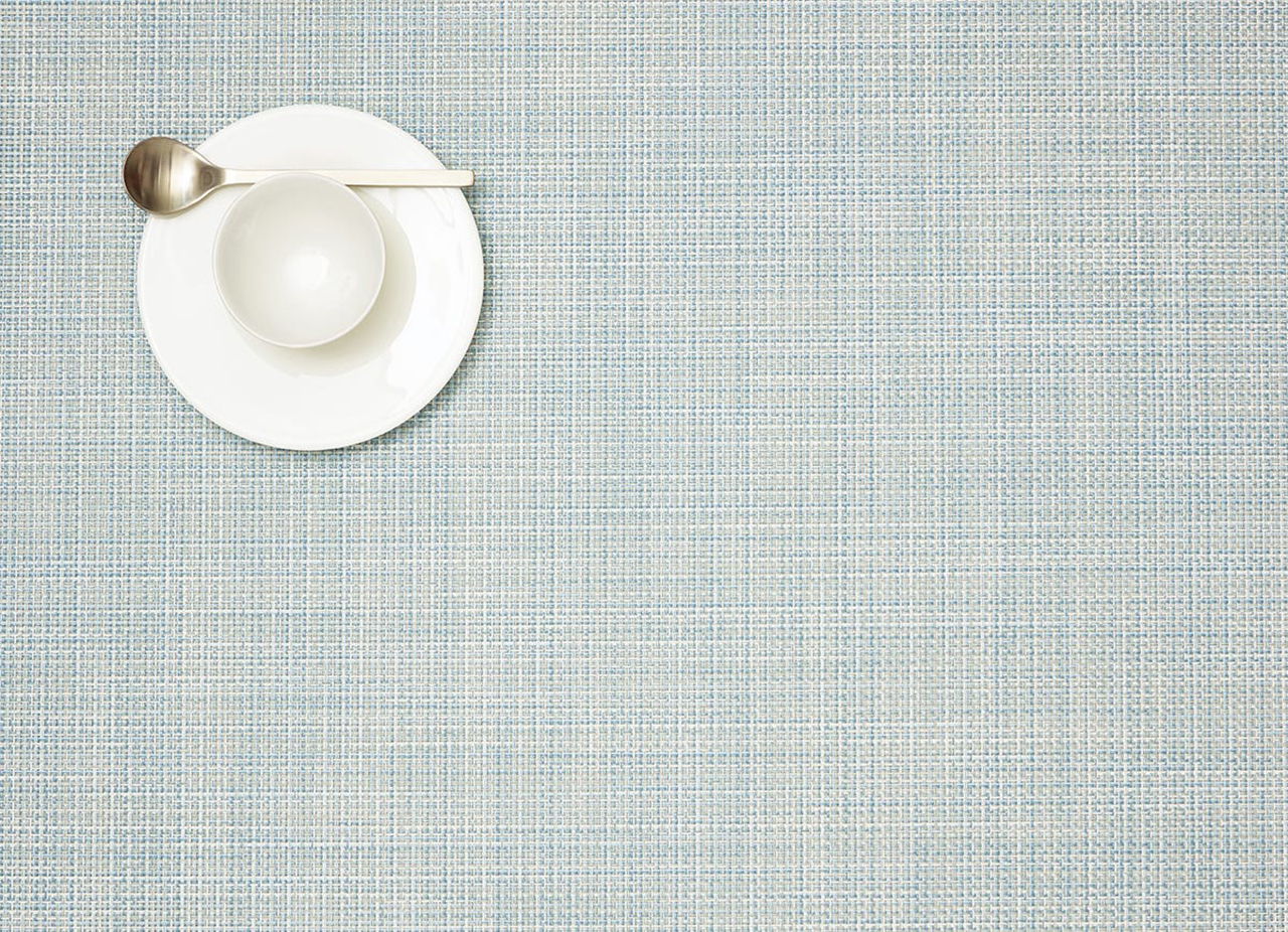 Placemat 36x48 cm sky, Besteck, Löffel, Untertasse, Dekoration für Zuhause, Leinen