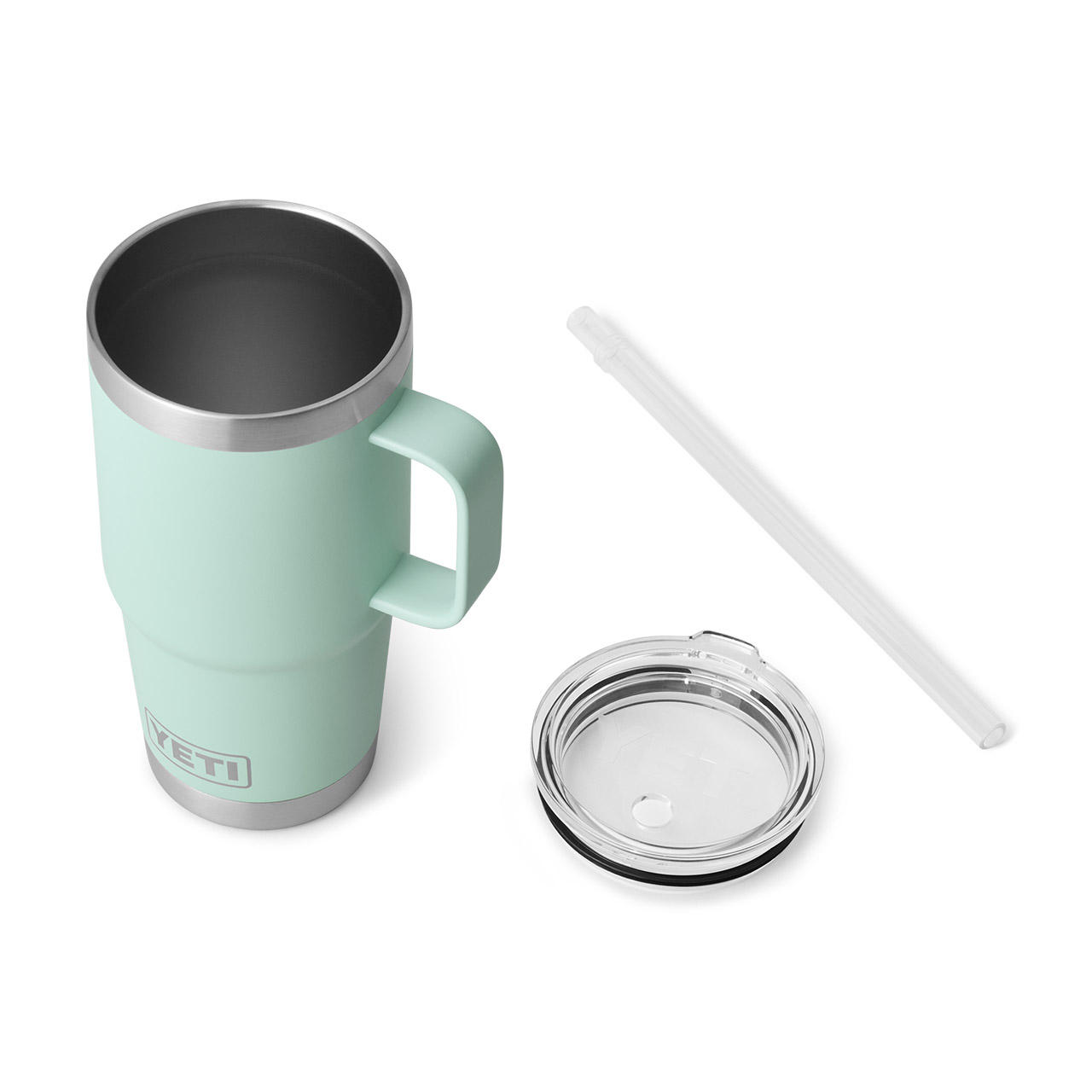 Mug 0.74 l wirth straw lid seafoam