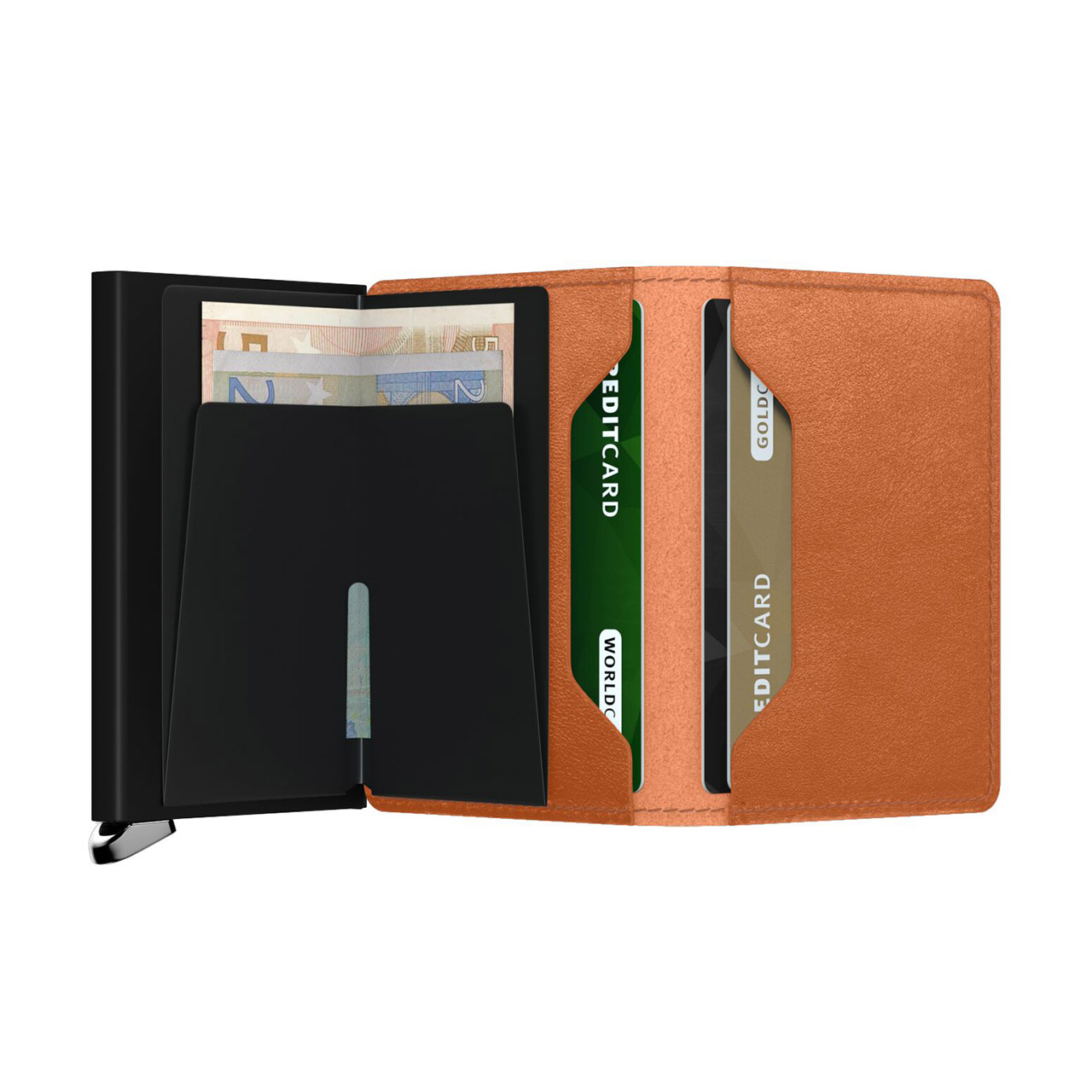 Slimwallet Basco cognac, Zubehor